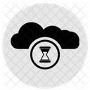 Verarbeitung Cloud Zeit Symbol