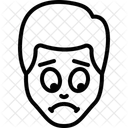 Verargert Traurig Desinteressiert Symbol