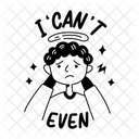 Verzweifelt Traurig Entmutigt Symbol