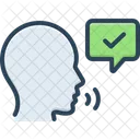 Verbal Approval Verbal Approval Icon