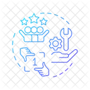 Verbessern Sie die First-Time-Fix-Rate  Symbol