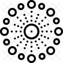 Verbindende Verbindungen Integrieren Zentralisierte Verteilte Vernetzung Untereinander Vernetzen Digitalisierungsknotenpunkt Meshing Symbol