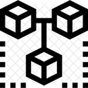 Verbinden Banking Balkendiagramm Symbol