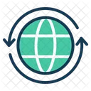 Verbinden Globale Konnektivitat Kommunikation Symbol