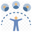 Verbinden Internet Meister Symbol