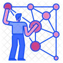 Verbinden Internet Kommunikation Symbol