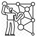 Verbinden Internet Kommunikation Symbol