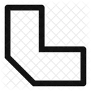 Verbindungsabschragung Symbol