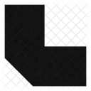 Verbindungsabschragung Symbol