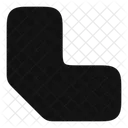 Verbindungsabschragung Symbol