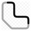 Verbindungsabschragung Symbol
