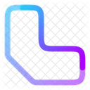 Verbindungsabschragung Symbol