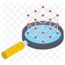 Verbindungsanalyse Verbindungsforschung Strukturuberwachung Symbol