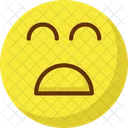 Verblüfftes Emoticon  Symbol
