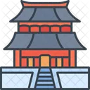 Verbotene Stadt Peking Wahrzeichen Symbol