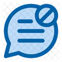 Verbotener Chat  Symbol