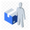 Verbraucher Kunde Kurier Symbol