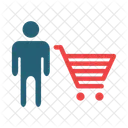 Verbraucher Kunde Einkaufen Symbol