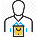 Verbraucher Nutzer Nutzniesser Symbol