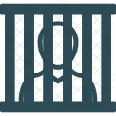 Verbrecher Gefangnis Einsperrung Symbol
