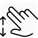Ausbreitung Vertikal Zoom Icon