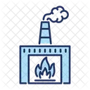 Verbrennung Abfall Mull Symbol