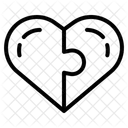 Verbundene Herzen  Symbol