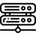 Daten Server Teilen Symbol