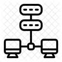 Computer Server Verbindung Symbol