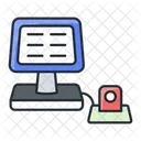 Vernetztes Kassensystem  Symbol