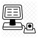 Vernetztes Kassensystem  Symbol