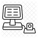 Vernetztes Kassensystem  Symbol