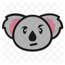 Misstrauischer Koala  Symbol