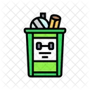 Verde Reciclar Lixeira Ícone