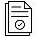 Vereinbarung Vertrag Dokument Symbol