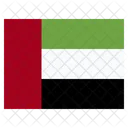 Vereinigte Arabische Emirate Land National Icon