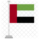 Vereinigte Arabische Emirate Land National Icon