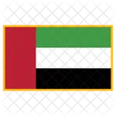 Vereinigte Arabische Emirate Flagge Land Icon