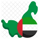 Flagge Der Vereinigten Arabischen Emirate Vereinigte Arabische Emirate Emirate Symbol