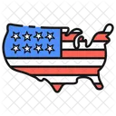 Vereinigte Staaten Amerika USA Symbol