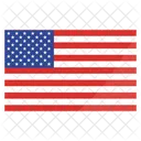 Vereinigte Staaten Internationales Nation Symbol