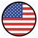 Vereinigte Staaten Nation Land Symbol