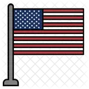 Vereinigte Staaten Landesflagge Flagge Symbol