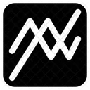 Vergleichen Linie Diagramm Symbol