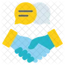 Verhandlung Symbol