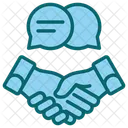 Verhandlung Symbol