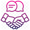 Verhandlung Symbol