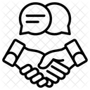 Verhandlung Symbol