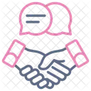 Verhandlung Symbol
