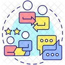 Geschaft Fusion Buhne Symbol